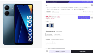 Móvil - POCOPHONE Poco C65, Negro, 256 GB, 8 GB RAM, 6,74 ", HD+ IPS Dot Drop Display, MediaTek Helio G85, 5000 mAh, Android por 84.79€