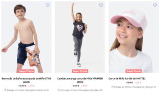 Envío gratis en toda la moda ropa y calzado desde 0,99€