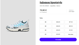 Zapatillas Salomon ACS OG por 68.31€