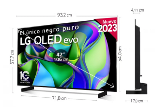 TV OLED 42" LG OLED42C34LA.AEU por 1.036,97€
