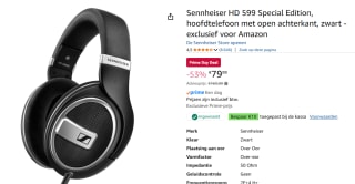 Sennheiser HD 599 - Over-ear koptelefoon - Special Edition - voor €69,99 dmv code met Amazon Prime