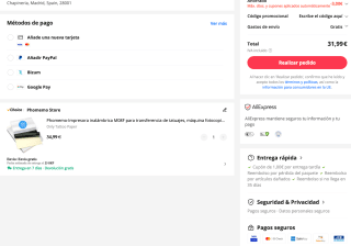 Impresora inalambrica para tranferencia de tatuajes por solo 31,99€
