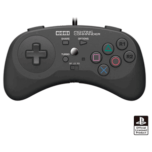 CONTROLLER CON CABLE HORI FIGHTING COMMANDER PS4 por 19,95€