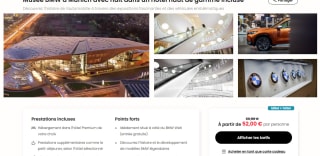 2 billets pour le musée + nuit d'hôtel Premium + petit-déjeuner Musée BMW à Munich à 52€