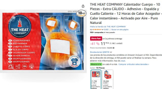 The Heat Company Calentador Cuerpo - 10 Piezas por 11,79€