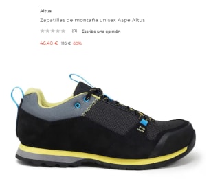 Zapatillas de montaña Altus Aspe por 46.4€