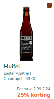 25% korting op speciaalbier bij Mitra