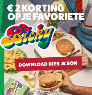 €2 korting op een Bicky naar keuze
