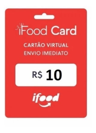 Gift Card para Ifood de R$10 por R$7.