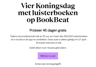 Probeer 45 dagen bookbeat gratis