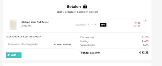 Code voor 50% korting op posters bij DESENIO