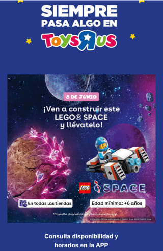 Taller LEGO gratis en ToysRus