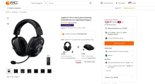 Marca Logitech G Pro X Auriculares Gaming Inalámbricos con Lightspeed Negros por 129€