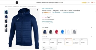 Chaqueta para hombre Joma Berna por 30.99€