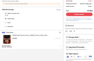 Freidora DEIME de aire air fryer 7L 1800W 12 menús ventana visible por solo 47,56€
