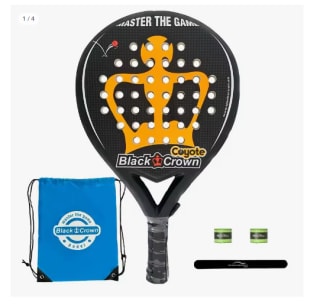 Pala de Padel Black Crown Coyote por 30.56€ (Cuenta Nueva 18.56€)