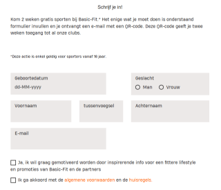 Gratis 2 weken sporten bij Basic-fit