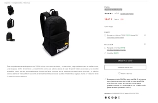 Mini reco Mochilas + Estuche marca Puma Phase por 12,45€