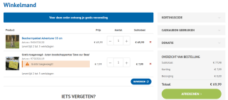 Gratis “Save Our Bees” jute boodschappentas bij bestelling bij Vivara