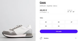 Zapatillas para Mujer Geox DORALEA por 48€