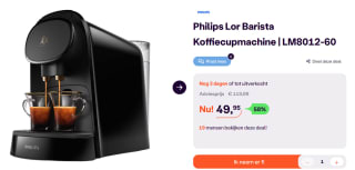 Philips L'OR Barista Sublime LM9012/60 - Koffiecupmachine - voor €49,95 bij Ibood
