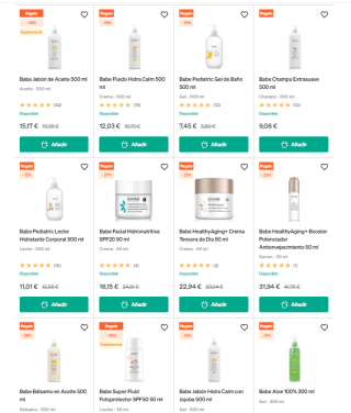 Regalo de pelota Babé por compra de dos productos