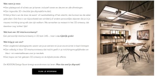 Gratis persoonlijk interieurontwerp in 3D bij Xooon
