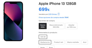 Apple iPhone 13 128GB por 699€