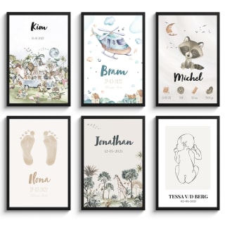 Unieke kans! Geboortecirkels & Posters 50% korting! bij Topdoek! Een geboortecirkel normaal € 13,50 nu voor €6,75.