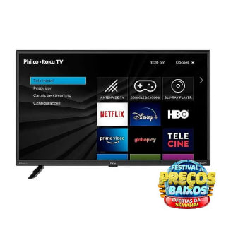 Smart TV da Philco, modelo Roku de 32 polegadas - R$ 949
