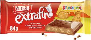 Pack 3 NESTLÉ EXTRAFINO tableta de chocolate con leche y galleta Dinosaurus, 84 g por 2,84€