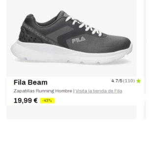 Zapatillas de Hombre Fila Beam por 19.99€