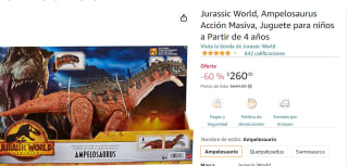 Ampelosaurus - Jurassic world por $260