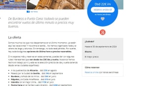 Vuelos i/V de última hora desde 22€