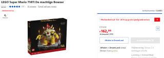 LEGO Super Mario 71411 De machtige Bowser bij Dreamland in België