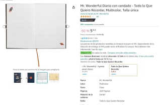 Diario con candado - Todo lo Que Quiero Recordar de Mr Wonderful por 5,49€
