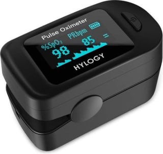 HYLOGY Saturatiemeter Zuurstofmeter Vinger - Oximeter Professionele Draagbare Pulse Hartslagmeter