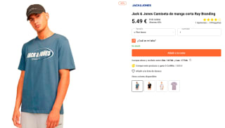 Jack & Jones Camiseta de manga corta Ray Branding por 5,49€