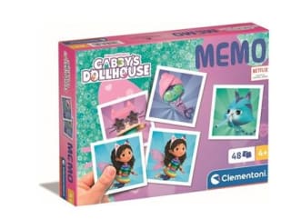 Juego de mesa Clementoni Memo Pocket Gabby's Dollhouse por 4,49€