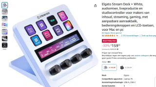 Elgato Stream Deck + White voor €159,99 bij Amazon