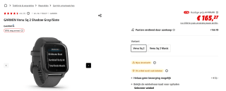 Garmin Venu Sq 2 - Health Smartwatch - Amoled display voor €165,27 bij de mediamarkt