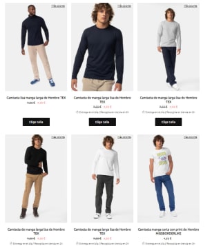 Rebajas de hasta -50% en moda desde Carrefour