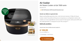Philips 7000 Series NX0960/96 Air Cooker voor €199,99 bij Philips