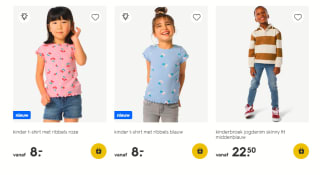 30% korting op Baby- en Kindermode bij de Hema