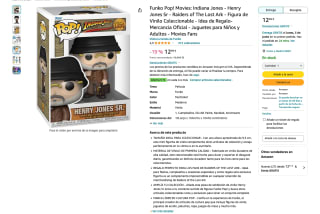 Funko Pop! Movies: Indiana Jones Henry Jones Sr por solo 11,99€