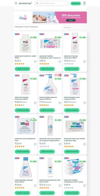 -30% de Descuento en la Segunda Unidad Sebamed Baby.