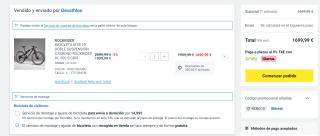 Bicicleta MTB 29" doble suspensión carbono Rockrider XC 500 por 1.699,99€