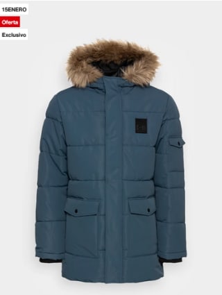 Abrigo Jack & Jones JCOCROFT LONG PUFFER a solo 42,49€