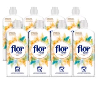 Pack 8 Suavizante Flor Concentrado Ropa total 624 lavados por 28,73€