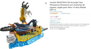 Jurassic World Mattel - Minis Caos Mosasaurus por 5.5€